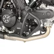 Defensa de motor negra para Ducati Scrambler 400 (16-20)