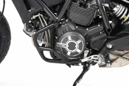 Barra de protección del motor - negra para Ducati Scrambler 400 Sixty2 / 2016->