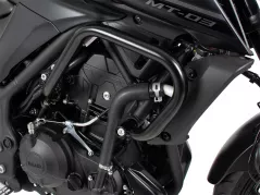 Barra de protección del motor incl. almohadilla protectora - negro para Yamaha MT-03 (2020-)
