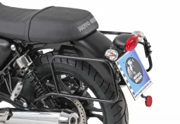 Sidecarrier permanente montado - negro para Moto Guzzi V 7 Classic / Special