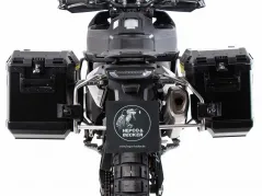 Kofferträgerset Recorte Edelstahlträger inkl. Xplorer schwarz Kofferset para Husqvarna Norden 901 (2022-)