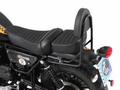 Sissybar sin respaldo para asiento largo - negro para Moto Guzzi V9 Roamer con asiento largo (2017-)