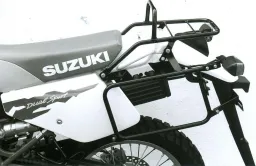 Conjunto de portaequipajes lateral y superior - negro para Suzuki DR 350 S / SH