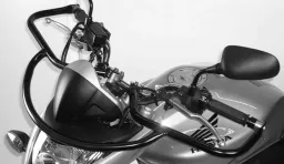 Barra de protección delantera de la escuela de manejo - negra para Honda CB 600 F Hornet 2007-2010