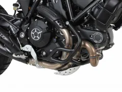 Barra de protección del motor - negra para Ducati Scrambler 800 Desert Sled (2017-)