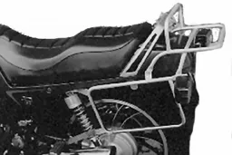 Conjunto de portaequipajes lateral y superior - cromo para Yamaha XJ 750 Seca
