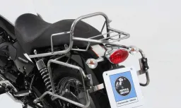 Tube Topcasecarrier - cromo para Moto Guzzi Nevada 750 Anniversario desde 2010