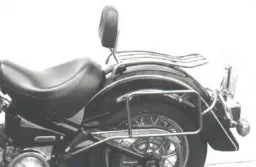 Sidecarrier permanente montado - cromo para Yamaha XV 1600 Wild Star
