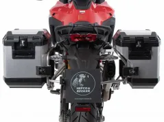 Kofferträgerset Recorte Edelstahl inkl. Xplorer Cutout silber Kofferset para Ducati Multistrada V4 / S / S Sport (2021-)