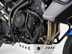Barra de protección del motor - negra para Triumph Tiger 800 XR / XRX / XRT (2015-)