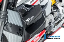 tapa del radiador izquierda brillo Ducati Streetfighter V2