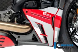 Inserto de quilla derecho brillo Ducati Streetfighter V2