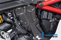 Cubierta de la correa de la leva brillante de carbono - Ducati Supersport 939