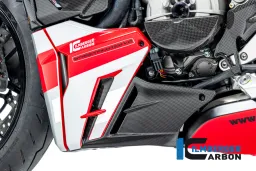 Inserto de quilla izquierdo brillo Ducati Streetfighter V2
