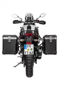 Sistema de maletas ZEGA Pro para Yamaha Tenere 700 / World Raid volumen 38/45, color porta maletas negro, color And-Black