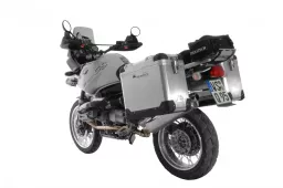 Sistema de maletas ZEGA Pro 38/45 litros con soporte de acero inoxidable para BMW R1150GS/ R1150GS Adventure/ R1100GS/ R850GS