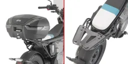 Topcase-Träger für Monokey oder Monolock Koffer für BMW CE 02 (24-26)