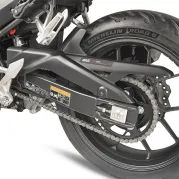 Hinterradabdeckung aus ABS - schwarz - ohne ABE - für Honda NX 500 (24-25) und CB 500 Hornet (24-25)