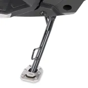 Prolongador de pie de aluminio y acero inoxidable para