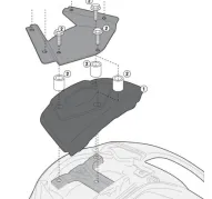 Kit para el montaje del soporte SR3104 / SR3104MM