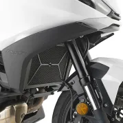 Protección para radiadores de agua y aceite en acero inoxidable negro para Honda NT1100 (2022)