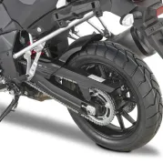Cubre rueda trasera de ABS, negro - sin ABE