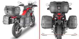 Porta maletas laterales ONE-FIT portaequipajes básico MONOKEY® para Aprilia TUAREG 660 (21-22)