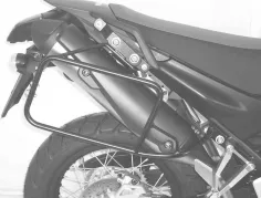 Sidecarrier Lock-it - negro para Yamaha XT 660 R / X de 2007