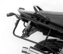 Sidecarrier de montaje permanente - negro para Yamaha FZS 600 / S Fazer desde 2000