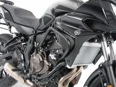 Barra de protección del motor - negra para Yamaha Tracer 700 / Tracer 700 GT (2016-2019)