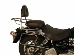 Alforja portatubos para bolsos de cuero - cromo para Triumph Bonneville Amerika / Speedmaster hasta 2010