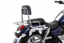 Sissybar con bastidor trasero - cromo para Triumph Thunderbird 1600/1700 Commander