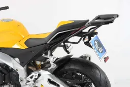 Alurack topcasecarrier - negro para Aprilia Tuono 1000 R / Factory 2009-2011