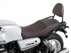 Sissybar ohne Gepäckträger schwarz/braun para Moto Guzzi V7 Special/Stone/Centenario (2021-)
