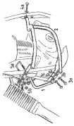 Barra de protección del motor - negra para Suzuki DR 650 RS de 1990