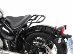 Rejilla trasera de tubo - negra para Triumph Bonneville Bobber / 2017->