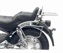 Alforja portatubos para bolsos de cuero - cromo para Kawasaki VN 750 Twin Vulcan