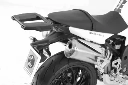 Alurack topcasecarrier - negro para Triumph Speed Triple (1050) 2008-2010