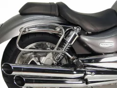 Alforja portatubos para bolsos de cuero - cromo para Triumph Rocket III