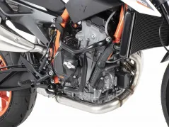Barra de protección del motor incl. almohadilla protectora - negra para KTM 890 Duke R (2020-)