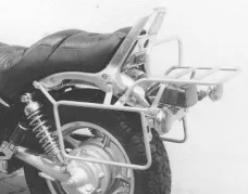 Conjunto de portaequipajes lateral y superior: cromo para Yamaha XV 750/1000 Virago hasta 1991