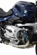 Barra de protección del motor - plateada para BMW R 1200 R hasta 2010