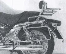 Sidecarrier permanente montado - cromo para Moto Guzzi California Evolution desde 2001