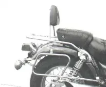 Alforja portatubos para bolsos de cuero - cromo para Yamaha XV 535 de 1999