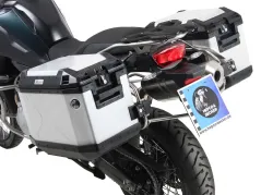 Sidecarrier Recorte de acero inoxidable incl. Cajas laterales Xplorer Cutout para BMW F 850 GS (2018-)