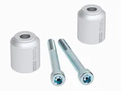 Elevador de manillar de 30 mm color plata para BMW F 650 GS Twin (2008-2011)