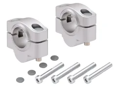 Elevador de manillar para Fantic Caballero 700 (2023-), 20 mm - plateado