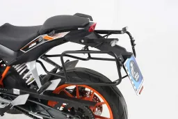 Soporte lateral montado permanentemente - negro para KTM 125/200 Duke hasta 2016