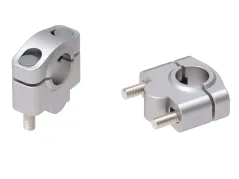 Elevador de manillar plateado, 25 mm para Ducati Multistrada 1000 / 1100 / S (2003-2009)