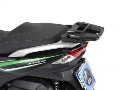 Easyrack topcasecarrier en combinación con cremallera trasera original - negro para Kawasaki J 125/300 de 2014